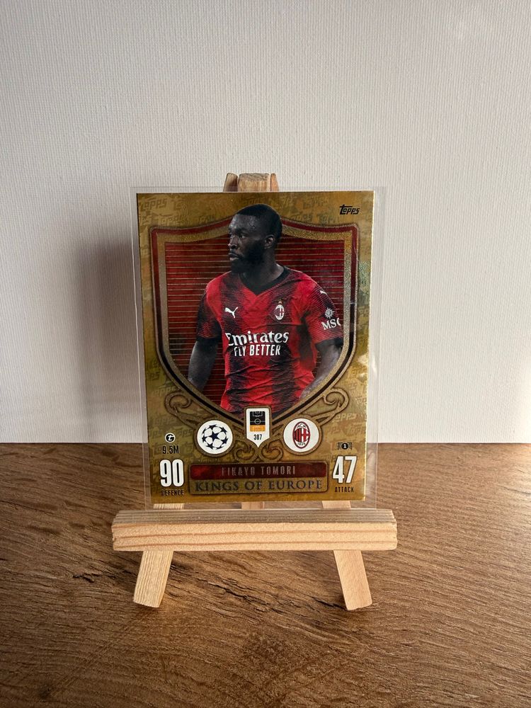 Ac Milan Kings Of Europe Football Trading Card