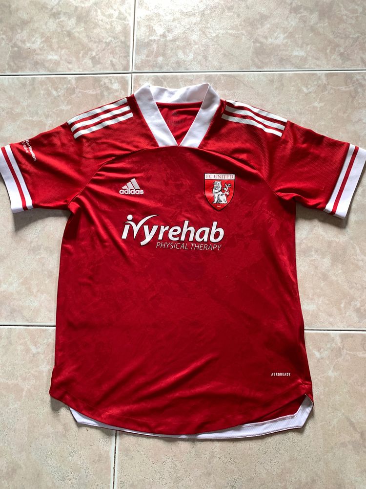 Adidas Fc United Red Football Jersey