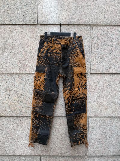 PAtta Black And Brown Patterned Pants M