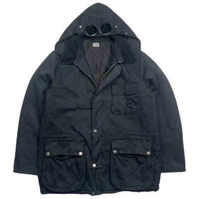 C.P. Company Quilt Lined Goggle Jacket - Black
