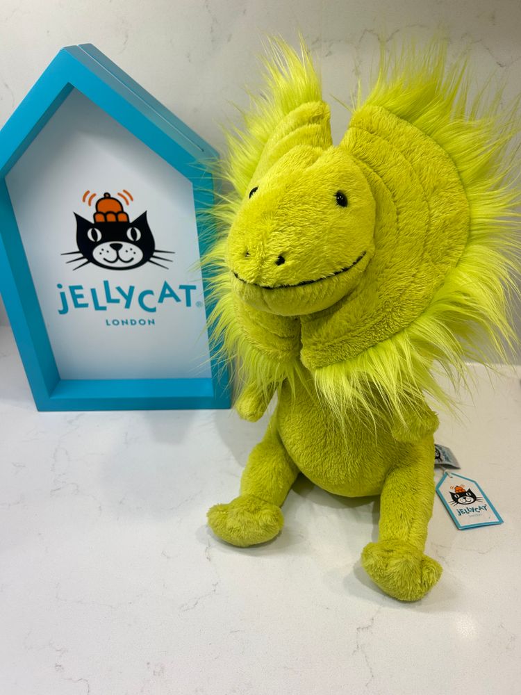 Jellycat Davey Dilophosaurus BNWT retired 