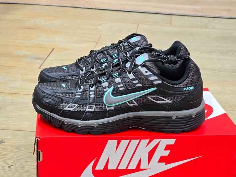 Nike P-6000 Sneakers UK 7, 9.5, 8.5 ,10.5 , 11.5- Nike P6000 Black Cool Grey Hyper Turquoise Blue - IR1477-010🔥
