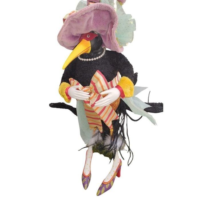Bird Doll With Hat And Pearl Necklace image 1