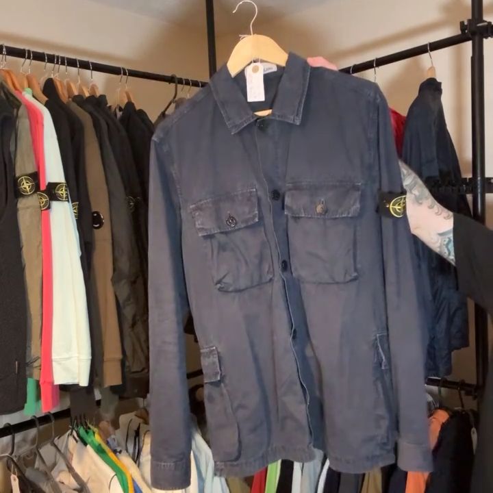 Stone Island Overshirt Navy - XL image 1
