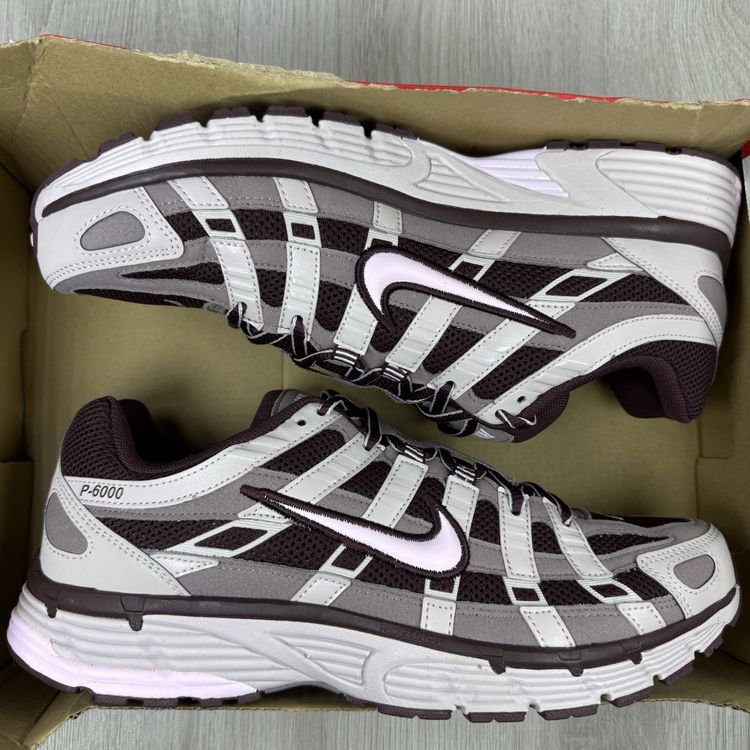 Size 8.5 - Nike P-6000 Trainers Burgundy Crush Pink Foam HV2522-600