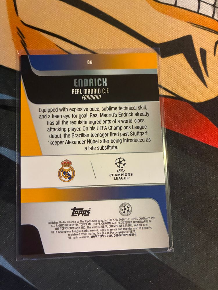 Topps Chrome Uefa Champions League Football Trading Card 2