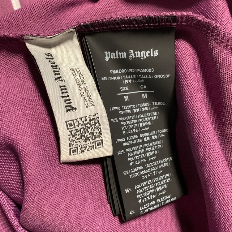 Palm Angels Medium Classic Purple Track Jacket Top image 3