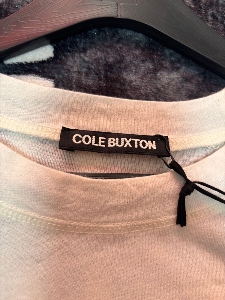 Cole Buxton White T-Shirt With Black Logo image 4