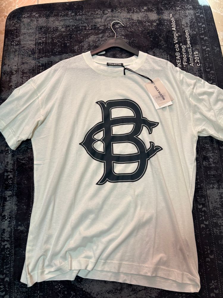 Cole Buxton Cole Buxton White T-Shirt With Black Logo product image