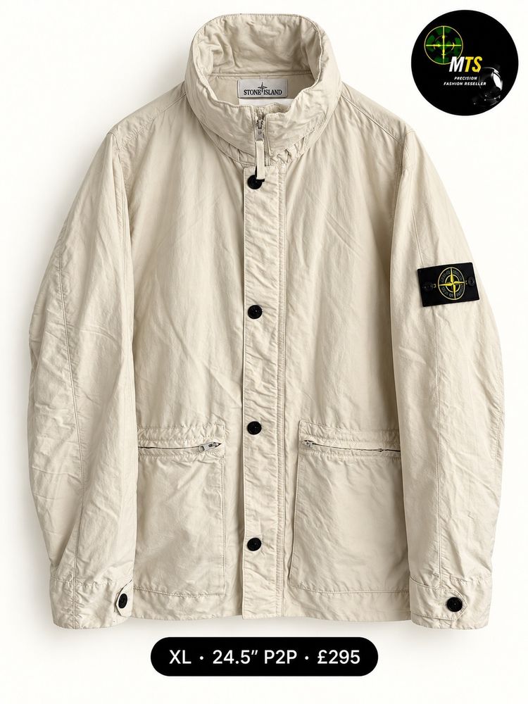 Immagine di 2553 Stone Island Beige Jacket 24.5” p2p 1