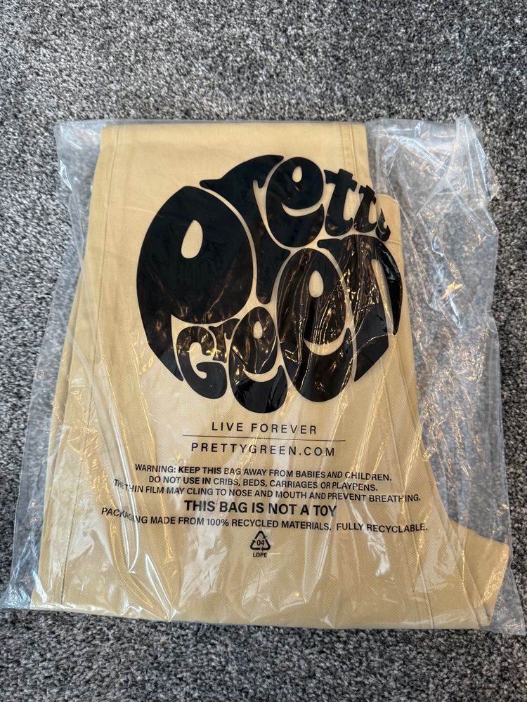 Pretty Green Slim Fit Chinos – Khaki Green – W30 L32 – NWT