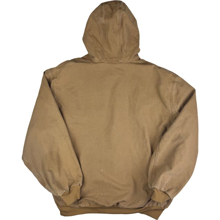 Carhartt Active Full-Zip Workwear Hooded Jacket Brown J28 CML imagen 7