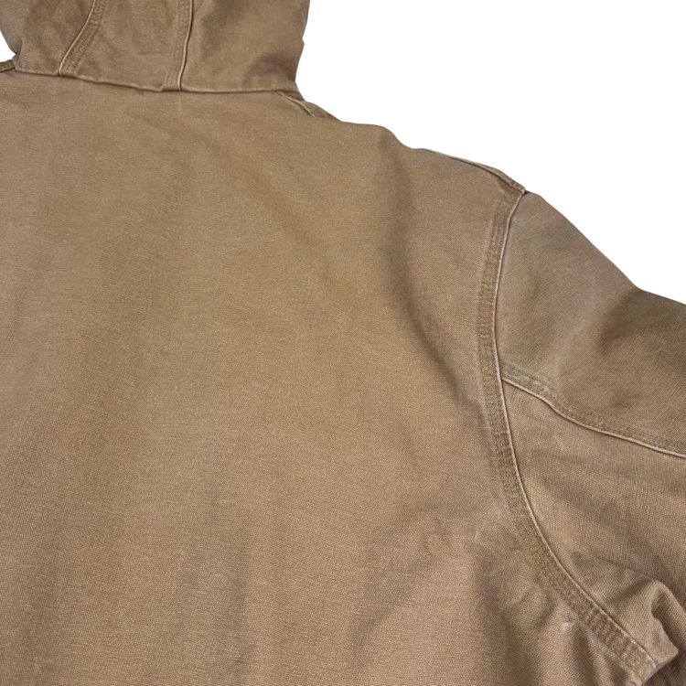 Carhartt Active Full-Zip Workwear Hooded Jacket Brown J28 CML imagen 4