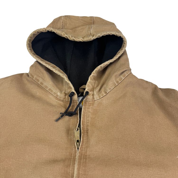 Carhartt Active Full-Zip Workwear Hooded Jacket Brown J28 CML imagen 8