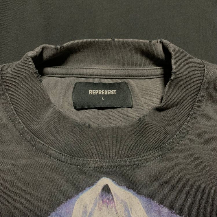 Represent Large Spirit Reaper Vintage Black Tee image 7