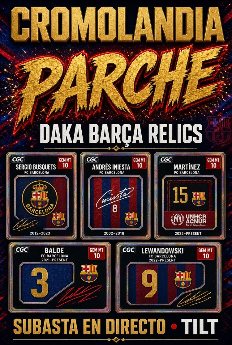 Barcelona Football Player Relic Cards