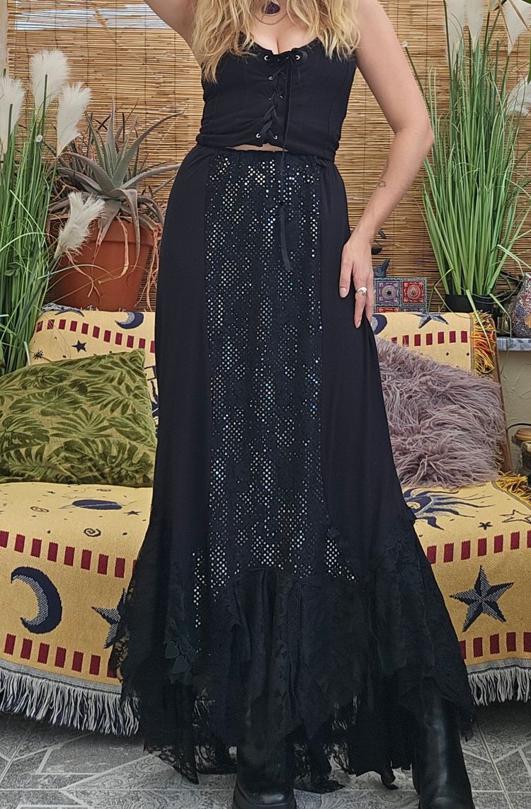 Dark Mermaid Maxi Skirt