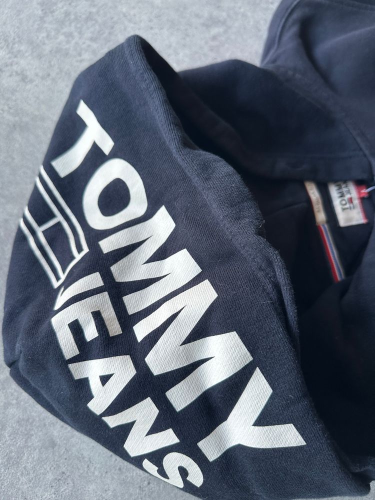 Tommy Jeans Navy Zip-Up Hoodie (L) image 4