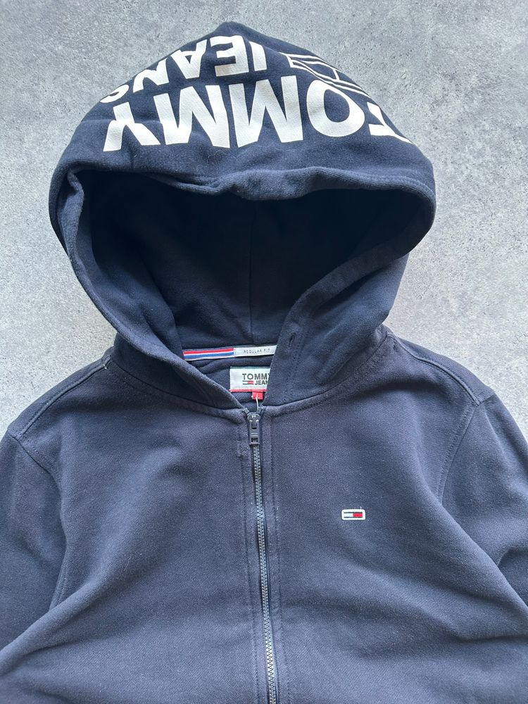 Tommy Jeans Navy Zip-Up Hoodie (L) image 3