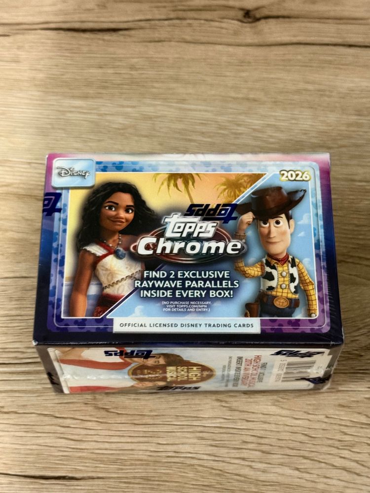 Topps Chrome Disney 2026 Trading Cards Box