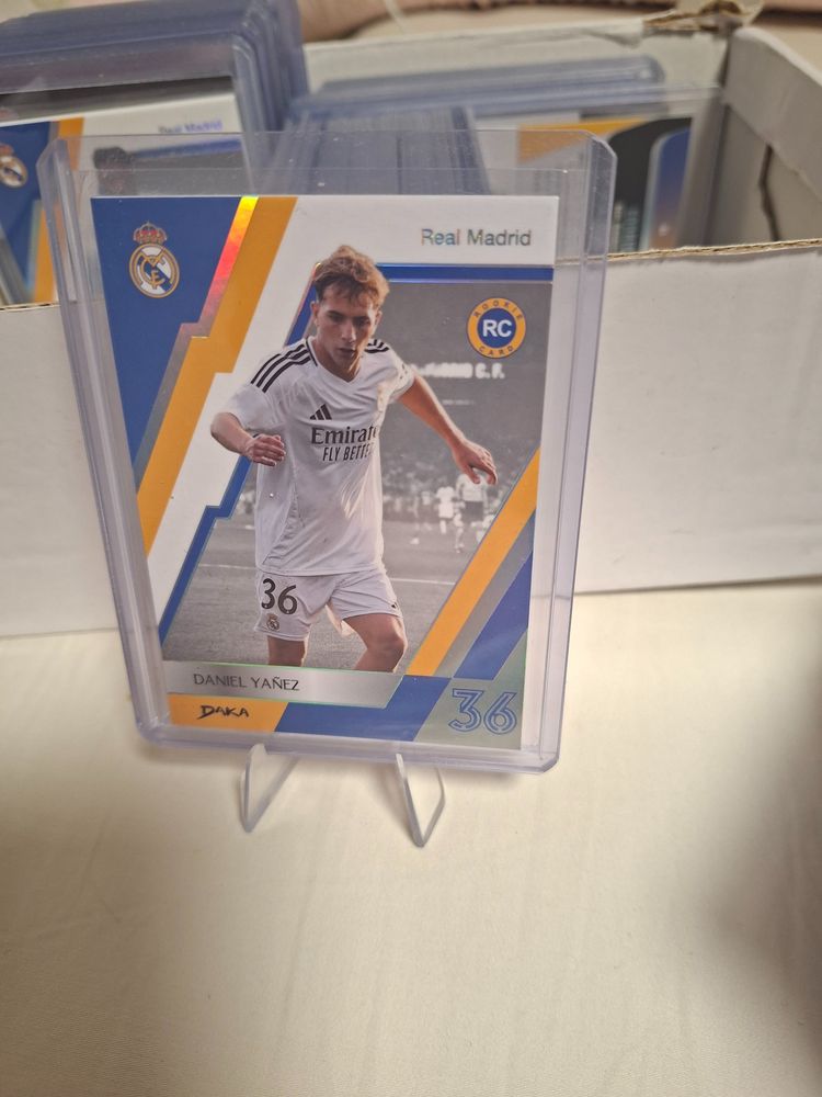 Daniel yañez daka one & two Real Madrid Football Trading Card