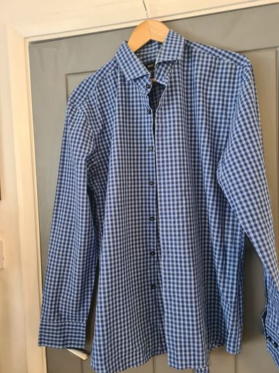 checkered shirt