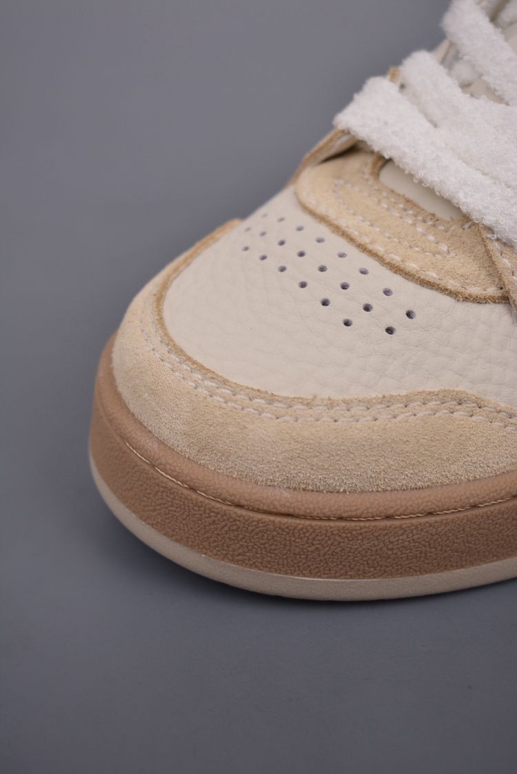 Fendi Beige And White Sneakers image 7