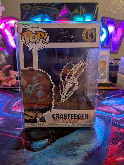 Funko Pop! House Of The Dragon Crabfeeder Vinyl Figure signed