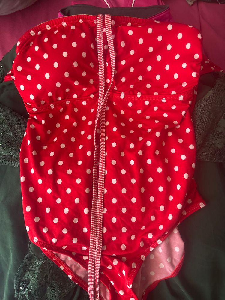 Other Red Polka Dot Swimsuit product image