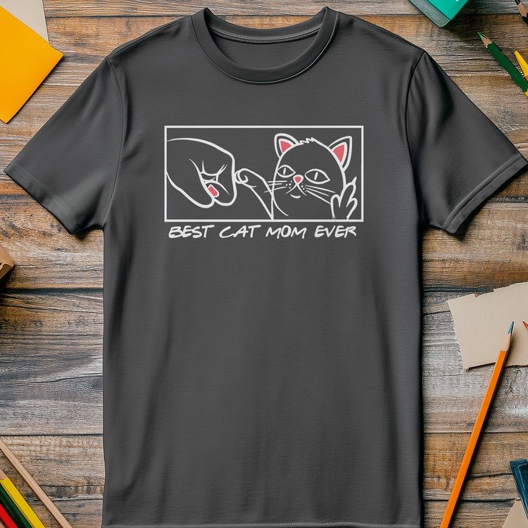 Best Cat Mum for Black T-shirt image 6