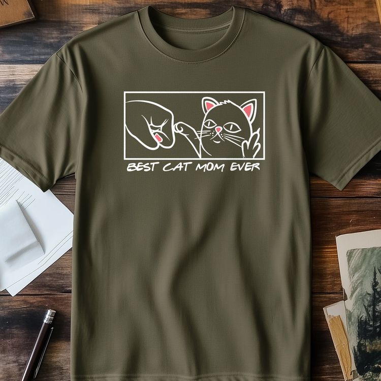 Best Cat Mum for Black T-shirt image 8