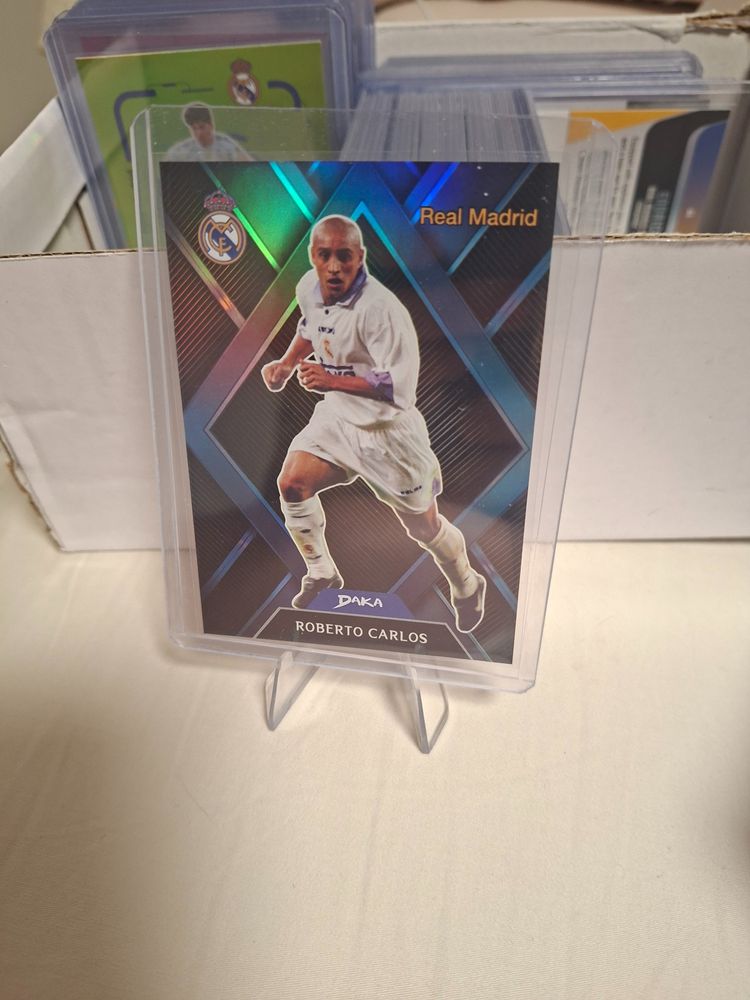 Real Madrid Roberto Carlos numerada Football Trading Card