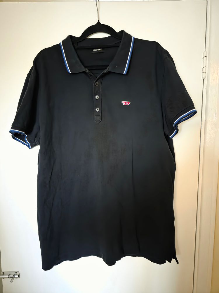 Diesel Black Polo Shirt