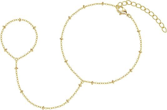 Gold Hand Chain Bracelet