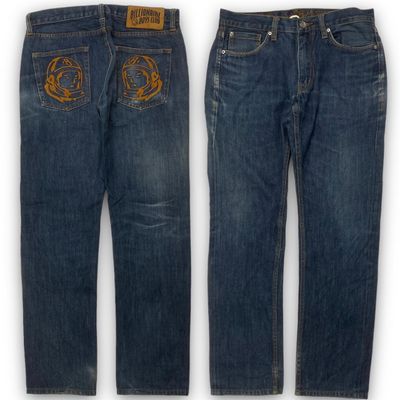Authentic Billionaire Boys Club Astronaut Head Spaceman Embroidered Jeans 1
