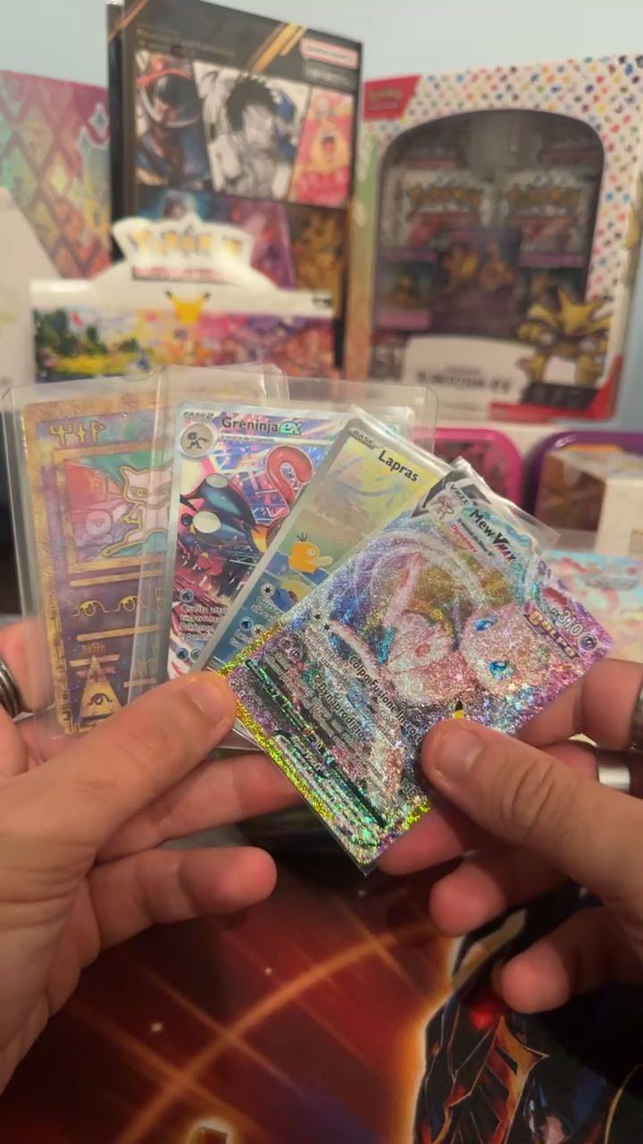 Mew antico + mew vmax + lapras + greninja  image 1