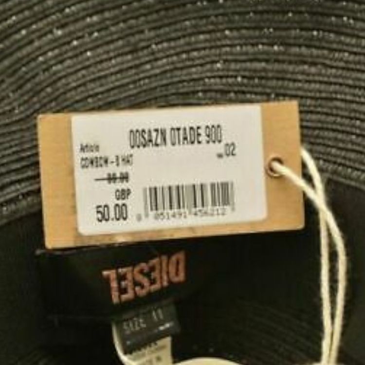 DIESEL Womens Hats Cowbow-B Hat Ladies Trilby Fedora Hat Ladies Summer New Cap 6