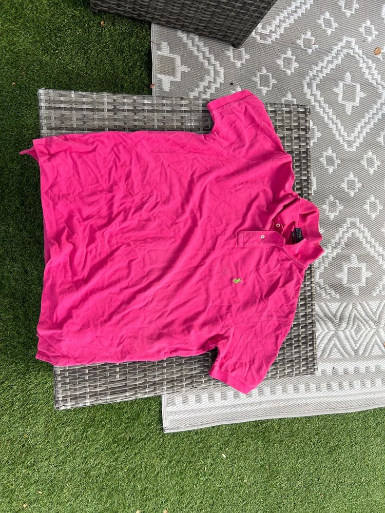 Pink Ralph Lauren Shirt PoloVGC image 1