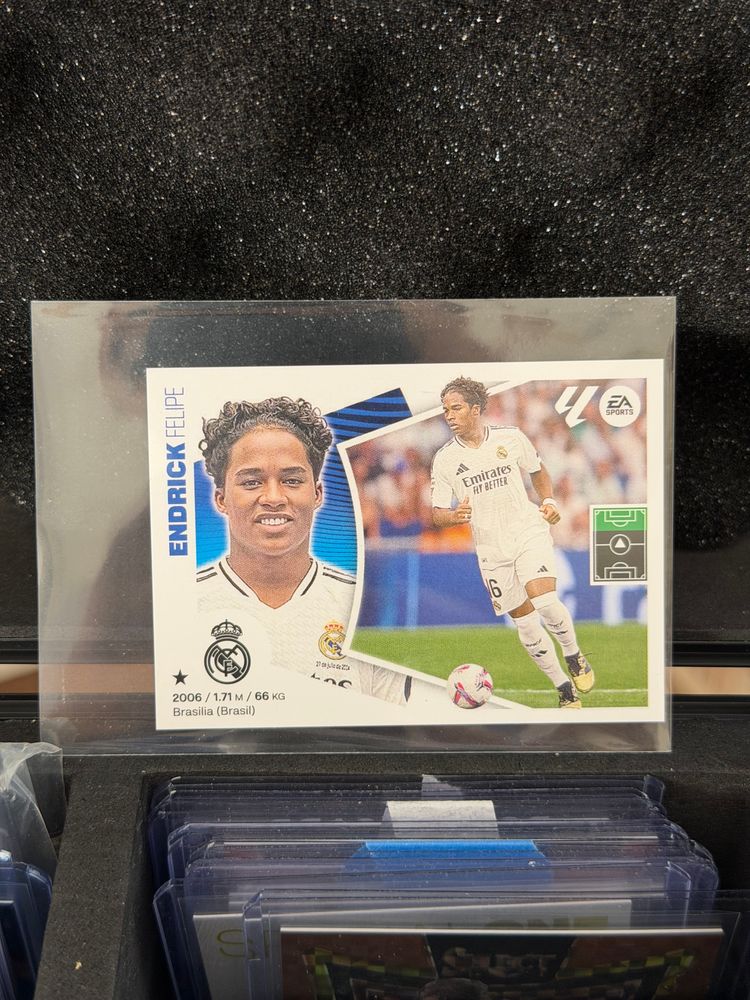Endrick rookie Panini Liga Este 