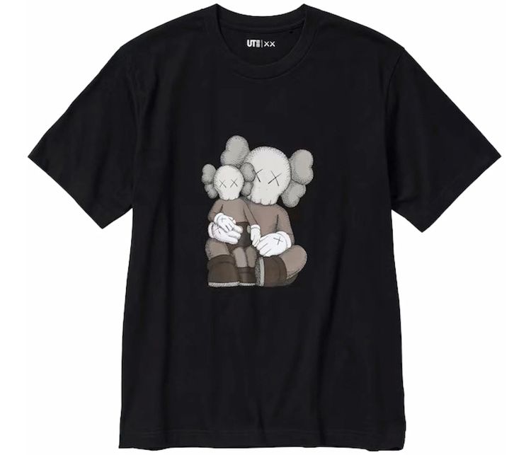 UNIQLO KAWS x Uniqlo UT Short Sleeve Graphic T-shirt (US Sizing) Black product image