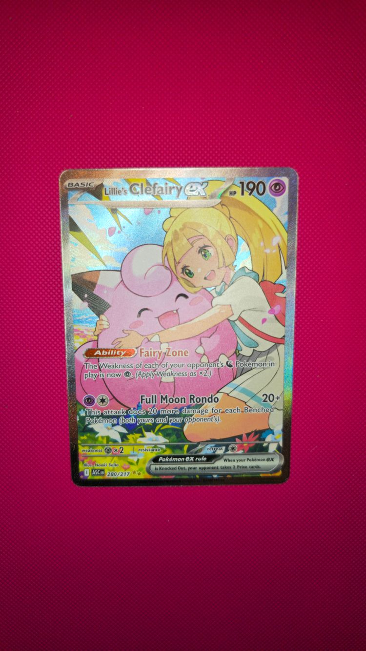 Pokémon Lilies Clefairy Ex Pokémon Card product image