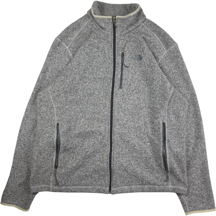 The North Face Full-Zip Fleece Jacket Grey image 1