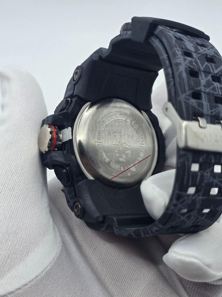 Activa Men'S Dual Time Wristwatch imagen 4