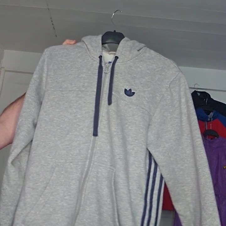 Adidas size medium grey adidas hoodie product image
