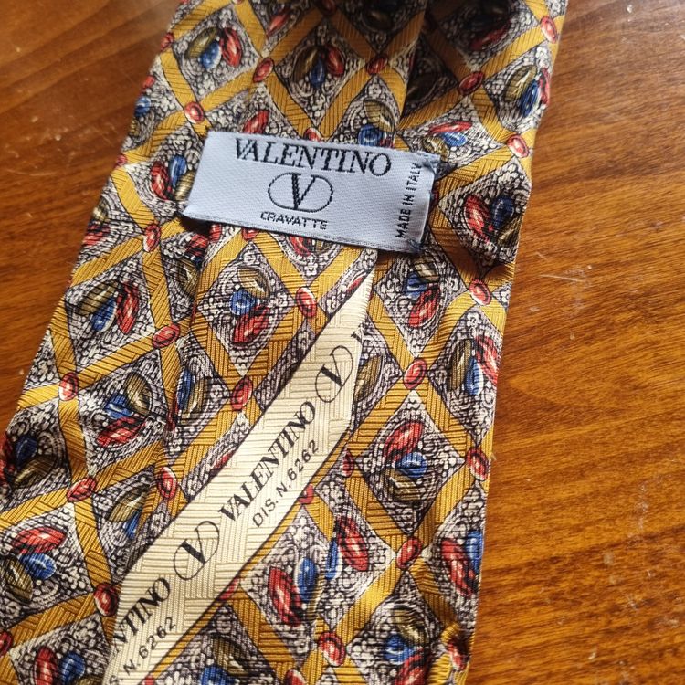Valentino Patterned Silk Tie image 3
