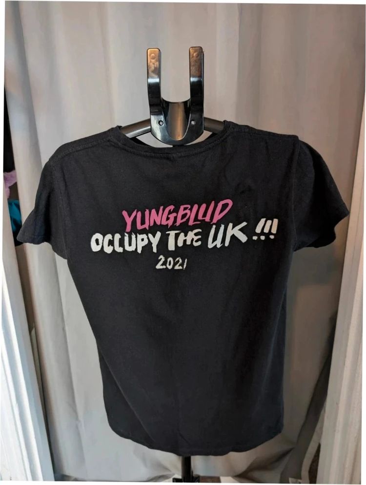 Official Yungblud Occupy The UK 2021 Tour Graphic T Shirt Size M uk 10 12 imagen 5