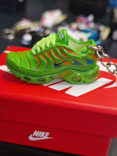 Nike Green Supreme TN Sneaker Keychain