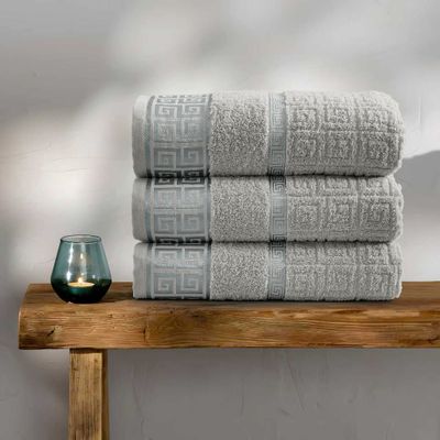 Grey Towels Set Pack of three Bath Sheet