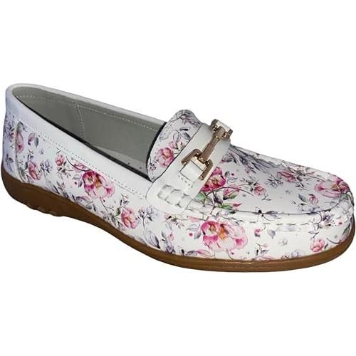 Miss Shoes Saddle Grip Trim Casual Flats image 1