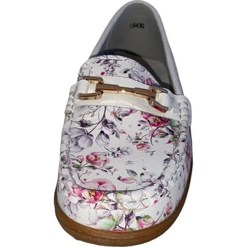 Miss Shoes Saddle Grip Trim Casual Flats image 2